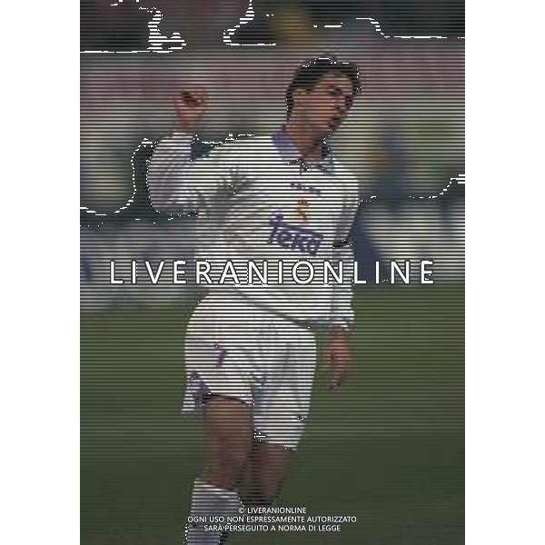 10-01-1998 MADRID-CAMPIONATO DI CALCIO LIGA SPAGNOLA ATLETICO MADRID-REAL MADRID NELLA FOTO RAUL GONZALES AG ALDO LIVERANI SAS