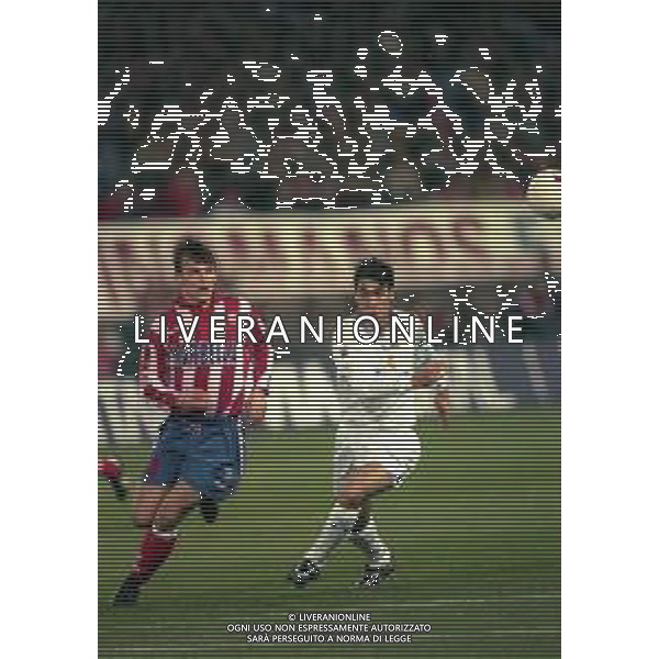 10-01-1998 MADRID-CAMPIONATO DI CALCIO LIGA SPAGNOLA ATLETICO MADRID-REAL MADRID NELLA FOTO RAUL GONZALES AG ALDO LIVERANI SAS