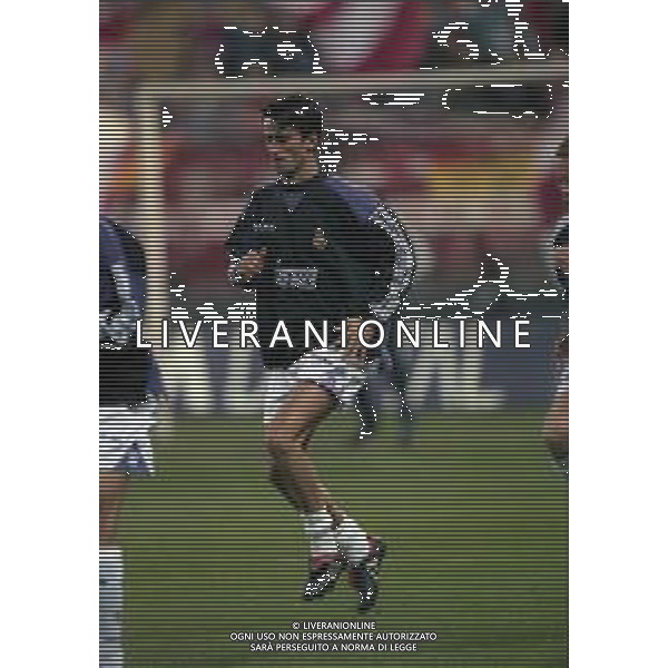 10-01-1998 MADRID-CAMPIONATO DI CALCIO LIGA SPAGNOLA ATLETICO MADRID-REAL MADRID NELLA FOTO CHRISTIAN PANUCCI AG ALDO LIVERANI SAS