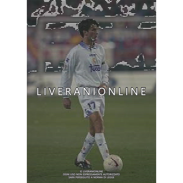 10-01-1998 MADRID-CAMPIONATO DI CALCIO LIGA SPAGNOLA ATLETICO MADRID-REAL MADRID NELLA FOTO CHRISTIAN PANUCCI AG ALDO LIVERANI SAS