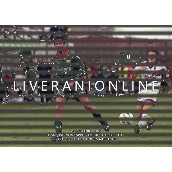 30-10-1999 VENEZIA CAMPIONATO DI CALCIO SERIE A VENEZIA-BOLOGNA 0-1 NELLA FOTO STEFANO BETTARINI E GIUSEPPE SIGNORI AG ALDO LIVERANI SAS