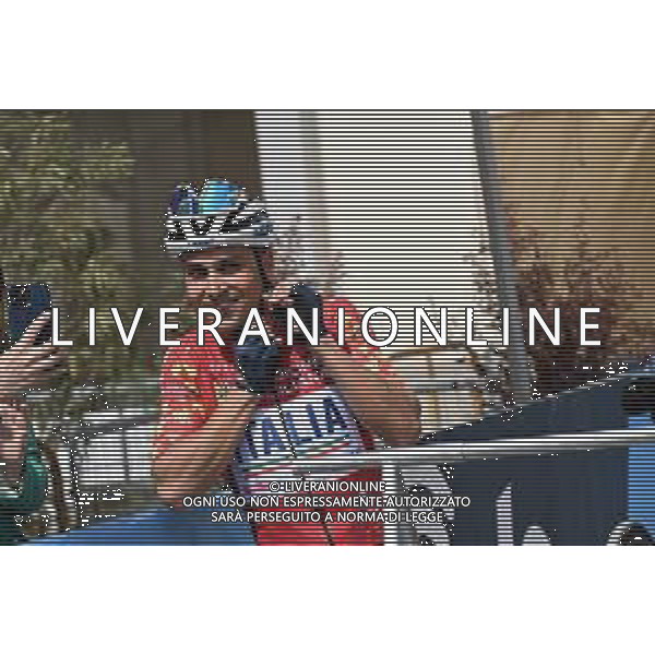 13-04-2022 Giro Di Sicilia; Tappa 02 Palma Di Montechiaro - Caltanissetta; 2022, Gazprom - Rusvelo; Malucelli, Matteo; Palma Di Montechiaro; ©SIROTTI/AGENZIA ALDO LIVERANI SAS