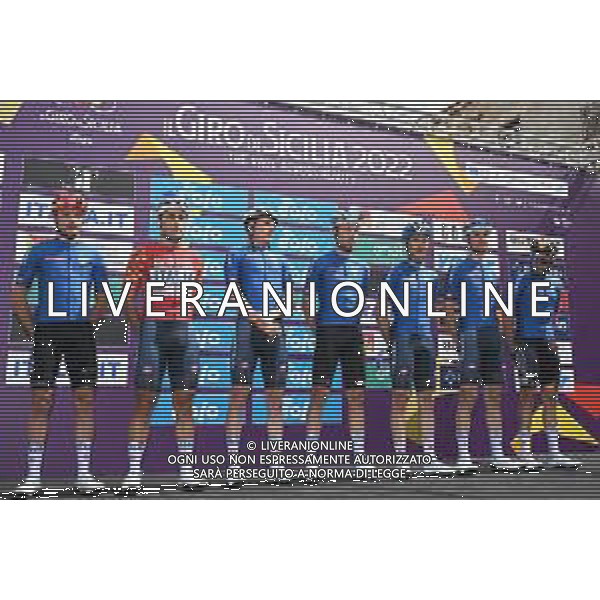 13-04-2022 Giro Di Sicilia; Tappa 02 Palma Di Montechiaro - Caltanissetta; 2022, Italia; 2022, Gazprom - Rusvelo; Malucelli, Matteo; Palma Di Montechiaro; ©SIROTTI/AGENZIA ALDO LIVERANI SAS