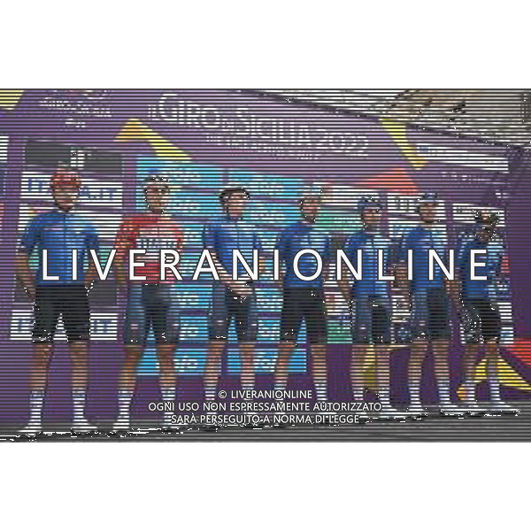 13-04-2022 Giro Di Sicilia; Tappa 02 Palma Di Montechiaro - Caltanissetta; 2022, Italia; 2022, Gazprom - Rusvelo; Malucelli, Matteo; Palma Di Montechiaro; ©SIROTTI/AGENZIA ALDO LIVERANI SAS