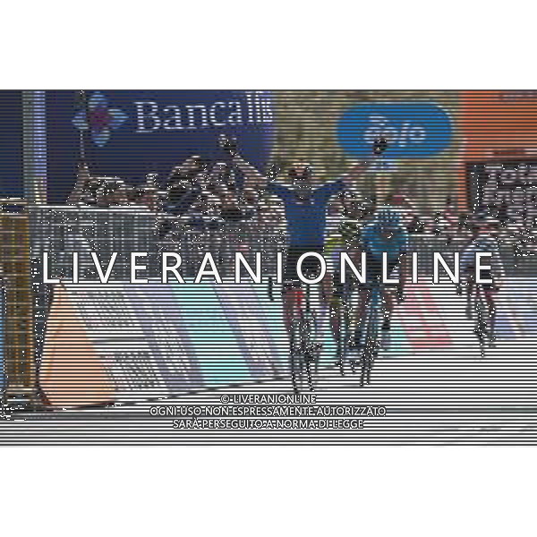13-04-2022 Giro Di Sicilia; Tappa 02 Palma Di Montechiaro - Caltanissetta; 2022, Bahrain - Victorious; 2022, Astana - Qazaqstan; Caruso, Damiano; Nibali, Vincenzo; Caltanissetta; ©SIROTTI/AGENZIA ALDO LIVERANI SAS