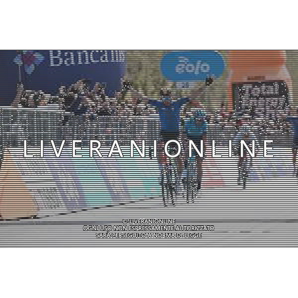 13-04-2022 Giro Di Sicilia; Tappa 02 Palma Di Montechiaro - Caltanissetta; 2022, Bahrain - Victorious; 2022, Astana - Qazaqstan; Caruso, Damiano; Nibali, Vincenzo; Caltanissetta; ©SIROTTI/AGENZIA ALDO LIVERANI SAS