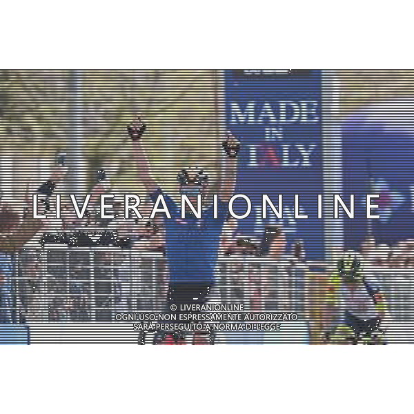 13-04-2022 Giro Di Sicilia; Tappa 02 Palma Di Montechiaro - Caltanissetta; 2022, Bahrain - Victorious; Caruso, Damiano; Caltanissetta; ©SIROTTI/AGENZIA ALDO LIVERANI SAS