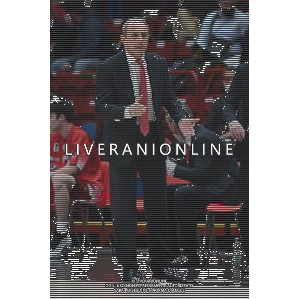 ¬© TVRG Ettore Messina allenatore Olimpia Milano AX Armani Exchange Milano vs Vanoli Basket Cremona Campionato Serie A UnipolSai - 16a giornata regular season Assago (MI) 13-04-2022 Mediolanum Forum foto Roberto Garavaglia/ag. Aldo Liverani sas/AGENZIA ALDO LIVERANI SAS