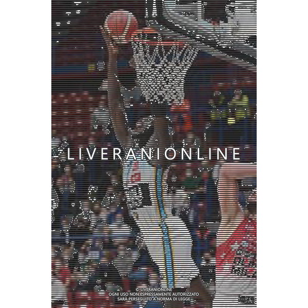 ¬© TVRG Pape Malik Dime (Vanoli Cremona) AX Armani Exchange Milano vs Vanoli Basket Cremona Campionato Serie A UnipolSai - 16a giornata regular season Assago (MI) 13-04-2022 Mediolanum Forum foto Roberto Garavaglia/ag. Aldo Liverani sas/AGENZIA ALDO LIVERANI SAS