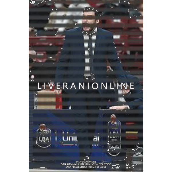 ¬© TVRG Paolo Galbiati allenatore Vanoli Cremona AX Armani Exchange Milano vs Vanoli Basket Cremona Campionato Serie A UnipolSai - 16a giornata regular season Assago (MI) 13-04-2022 Mediolanum Forum foto Roberto Garavaglia/ag. Aldo Liverani sas/AGENZIA ALDO LIVERANI SAS