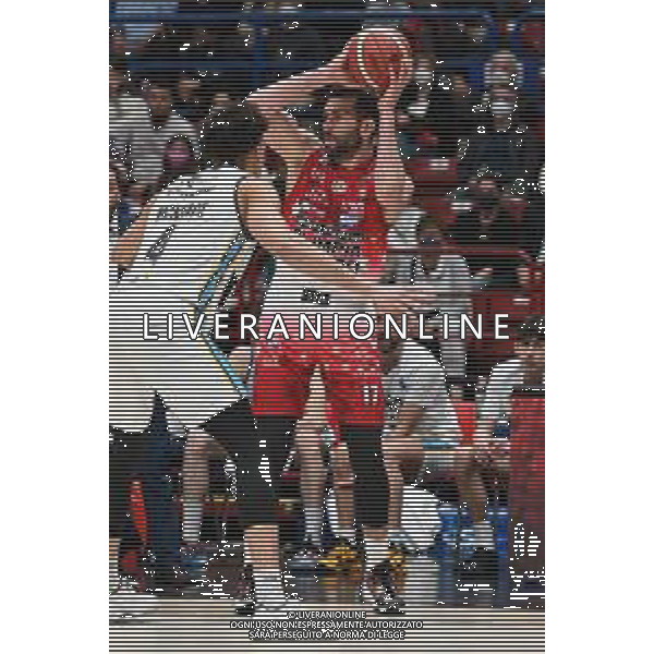 ¬© TVRG Gianpaolo Ricci (Olimpia Milano) AX Armani Exchange Milano vs Vanoli Basket Cremona Campionato Serie A UnipolSai - 16a giornata regular season Assago (MI) 13-04-2022 Mediolanum Forum foto Roberto Garavaglia/ag. Aldo Liverani sas/AGENZIA ALDO LIVERANI SAS