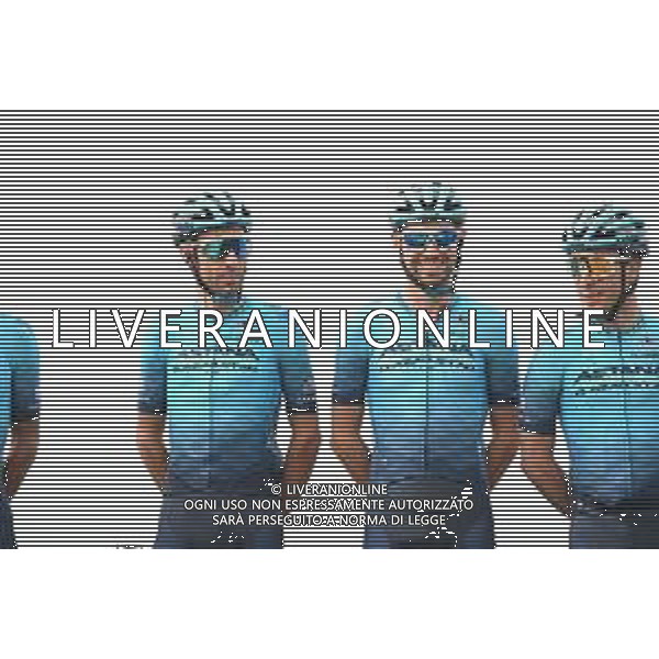 14-04-2022 Giro Di Sicilia; Tappa 03 Realmonte - Piazza Armerina; 2022, Astana - Qazaqstan; Nibali, Vincenzo; Nibali, Antonio; Realmonte - Scala Dei Turchi; ©SIROTTI/AGENZIA ALDO LIVERANI SAS