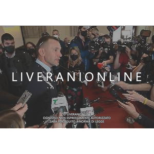 © TVRG Insieme per l\'Ucraina nella foto Andrij Shevchenko Milano 14-04-2022 Presso la Sala Alessi di Palazzo Marino conferenza stampa di presentazione dell\'iniziativa Insieme per l\'Ucraina, presenti il sindaco di Milano Giuseppe Sala e l\'ex calciatore ucraino Andrij Shevchenko foto Roberto Garavaglia/ag. Aldo Liverani sas