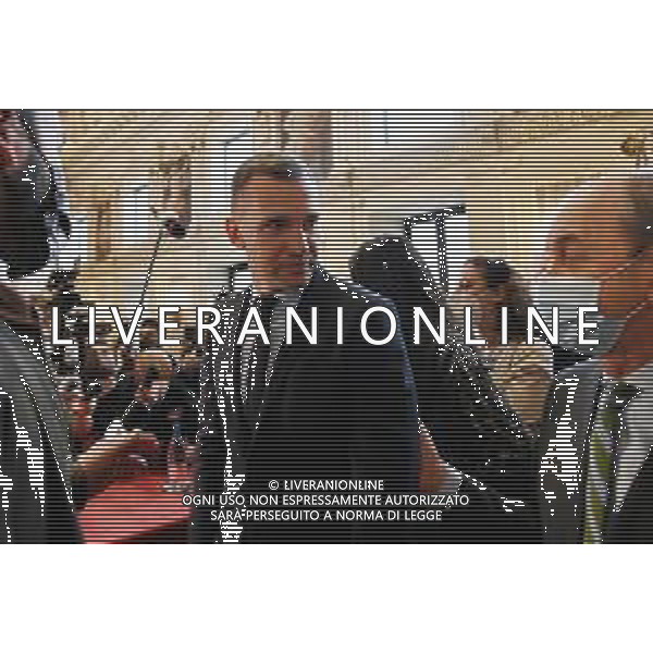 © TVRG Insieme per l\'Ucraina nella foto Andrij Shevchenko Milano 14-04-2022 Presso la Sala Alessi di Palazzo Marino conferenza stampa di presentazione dell\'iniziativa Insieme per l\'Ucraina, presenti il sindaco di Milano Giuseppe Sala e l\'ex calciatore ucraino Andrij Shevchenko foto Roberto Garavaglia/ag. Aldo Liverani sas
