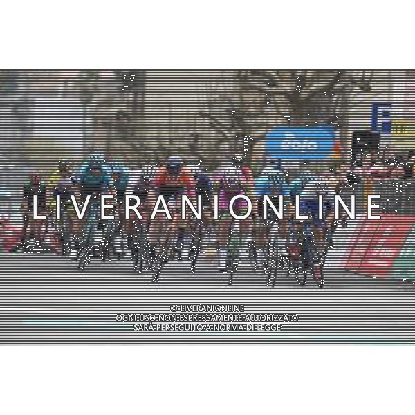 14-04-2022 Giro Di Sicilia; Tappa 03 Realmonte - Piazza Armerina; 2022, Human - Powered Health; 2022, Bardiani - Csf Faizane; Cote, Pier Andre; Fiorelli, Filippo; Piazza Armerina; ©SIROTTI/AGENZIA ALDO LIVERANI SAS