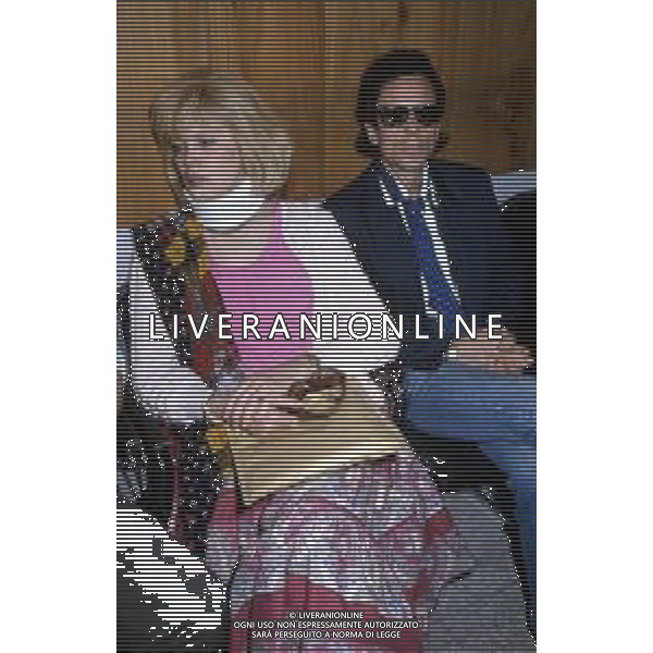 RETROSPETTIVA AMANDA LEAR ATTRICE E CANTANTE NELLA FOTO CON IL MARITO ALAIN-PHILIPPE MALAGNAC d\'ARGENS de VILLELE NEL 1987 ©Archivio Giovanni Liverani/AGENZIA ALDO LIVERANI SAS