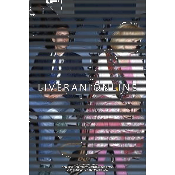 RETROSPETTIVA AMANDA LEAR ATTRICE E CANTANTE NELLA FOTO CON IL MARITO ALAIN-PHILIPPE MALAGNAC d\'ARGENS de VILLELE NEL 1987 ©Archivio Giovanni Liverani/AGENZIA ALDO LIVERANI SAS
