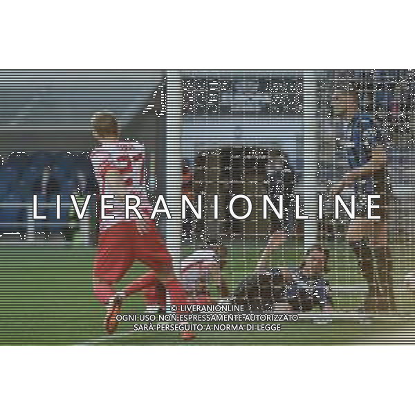 delusione Atalanta ed esultanza Lipsia dopo il gol dell\'1 a 0 Lipsia Nkunku Atalanta vs RB Lipsia UEFA Europa League quarti di finale - gara di ritorno Bergamo 14-04-2022 Gewiss Stadium - Stadio Atleti Azzurri d\'Italia foto Roberto Garavaglia/ag.Aldo Liverani sas /AGENZIA ALDO LIVERANI SAS