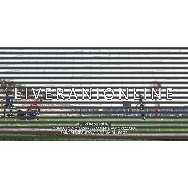 Christopher Nkunku (RB Lipsia) segna il gol dell\'1 a 0 Atalanta vs RB Lipsia UEFA Europa League quarti di finale - gara di ritorno Bergamo 14-04-2022 Gewiss Stadium - Stadio Atleti Azzurri d\'Italia foto Roberto Garavaglia/ag.Aldo Liverani sas /AGENZIA ALDO LIVERANI SAS