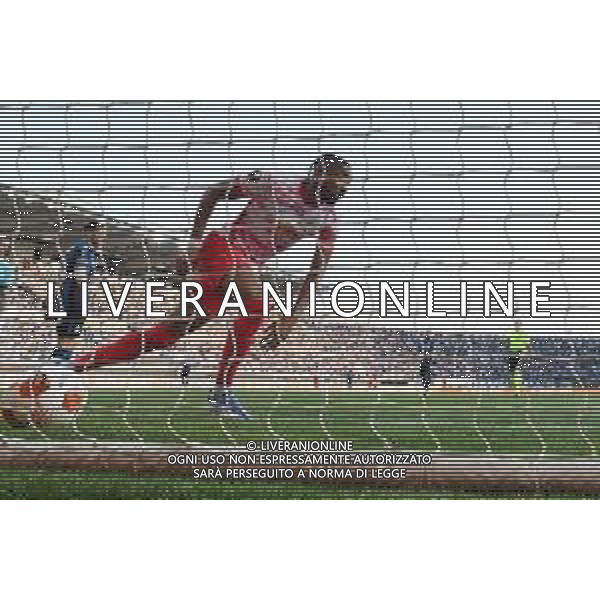 Christopher Nkunku (RB Lipsia) esulta dopo il gol dell\'1 a 0 - esultanza Atalanta vs RB Lipsia UEFA Europa League quarti di finale - gara di ritorno Bergamo 14-04-2022 Gewiss Stadium - Stadio Atleti Azzurri d\'Italia foto Roberto Garavaglia/ag.Aldo Liverani sas /AGENZIA ALDO LIVERANI SAS