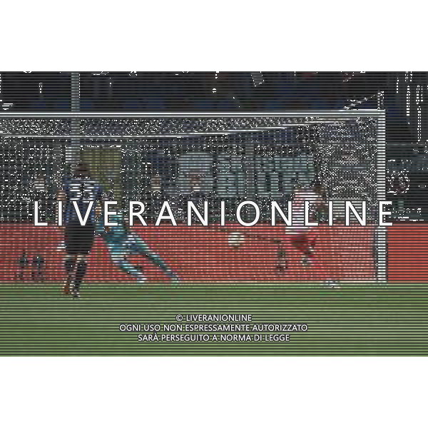 Christopher Nkunku (RB Lipsia) segna il gol del 2 a 0 Atalanta vs RB Lipsia UEFA Europa League quarti di finale - gara di ritorno Bergamo 14-04-2022 Gewiss Stadium - Stadio Atleti Azzurri d\'Italia foto Roberto Garavaglia/ag.Aldo Liverani sas /AGENZIA ALDO LIVERANI SAS