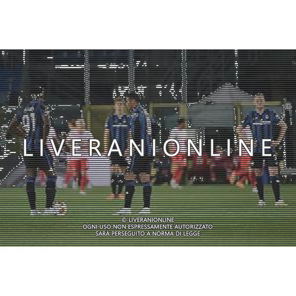 delusione Atalanta dopo il gol del 2 a 0 Lipsia Atalanta vs RB Lipsia UEFA Europa League quarti di finale - gara di ritorno Bergamo 14-04-2022 Gewiss Stadium - Stadio Atleti Azzurri d\'Italia foto Roberto Garavaglia/ag.Aldo Liverani sas /AGENZIA ALDO LIVERANI SAS
