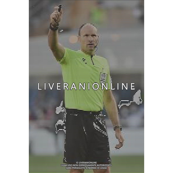 l\'arbitro Antonio Miguel Lahoz (SPA) Atalanta vs RB Lipsia UEFA Europa League quarti di finale - gara di ritorno Bergamo 14-04-2022 Gewiss Stadium - Stadio Atleti Azzurri d\'Italia foto Roberto Garavaglia/ag.Aldo Liverani sas /AGENZIA ALDO LIVERANI SAS