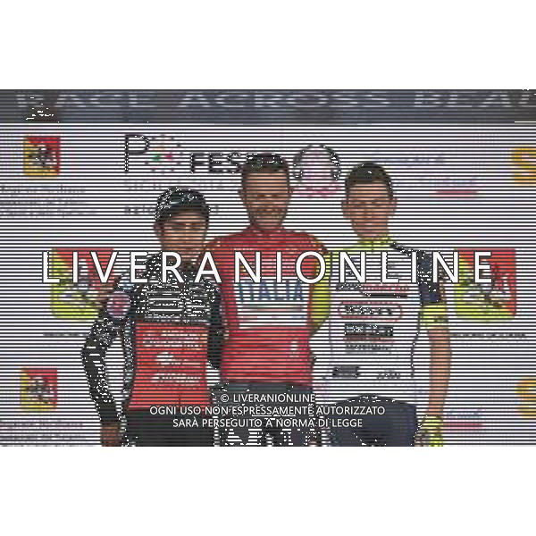 15-04-2022 Giro Di Sicilia; Tappa 04 Ragalna - Etna; 2022, Bahrain - Victorious; 2022, Drone Hopper - Androni; 2022, Intermarche - Wanty Gobert; Caruso, Damiano; Cepeda, Jefferson; Meintjes, Louis; Etna; FOTO STEFANO SIROTTI-AG ALDO LIVERANI SAS