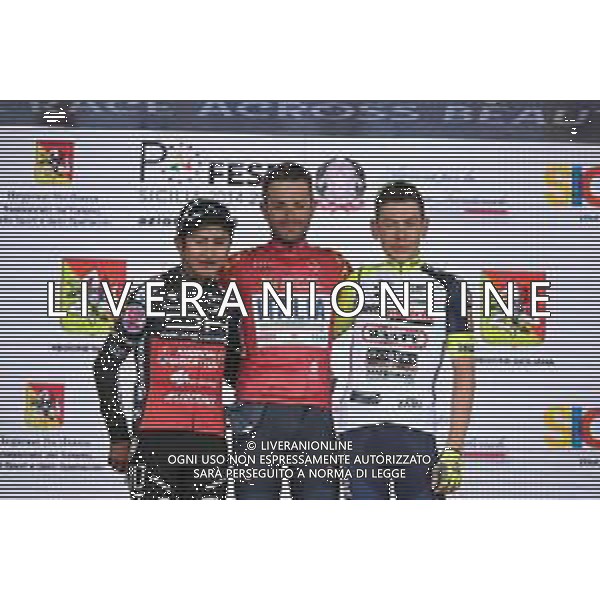 15-04-2022 Giro Di Sicilia; Tappa 04 Ragalna - Etna; 2022, Bahrain - Victorious; 2022, Drone Hopper - Androni; 2022, Intermarche - Wanty Gobert; Caruso, Damiano; Cepeda, Jefferson; Meintjes, Louis; Etna; FOTO STEFANO SIROTTI-AG ALDO LIVERANI SAS