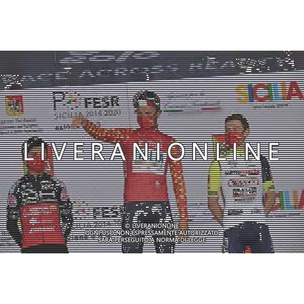 15-04-2022 Giro Di Sicilia; Tappa 04 Ragalna - Etna; 2022, Bahrain - Victorious; 2022, Drone Hopper - Androni; 2022, Intermarche - Wanty Gobert; Caruso, Damiano; Cepeda, Jefferson; Meintjes, Louis; Etna; FOTO STEFANO SIROTTI-AG ALDO LIVERANI SAS