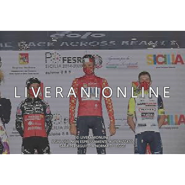 15-04-2022 Giro Di Sicilia; Tappa 04 Ragalna - Etna; 2022, Bahrain - Victorious; 2022, Drone Hopper - Androni; 2022, Intermarche - Wanty Gobert; Caruso, Damiano; Cepeda, Jefferson; Meintjes, Louis; Etna; FOTO STEFANO SIROTTI-AG ALDO LIVERANI SAS