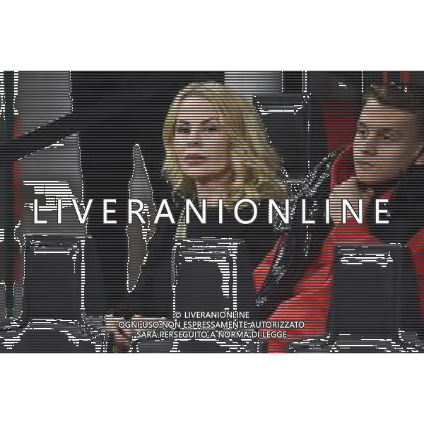 Helena Seger moglie di Zlatan Ibrahimovic Milan vs Genoa Campionato Serie A TIM - 33a giornata Milano 15-04-2022 Stadio Giuseppe Meazza - San Siro foto Roberto Garavaglia/ag. Aldo Liverani sas/AGENZIA ALDO LIVERANI SAS