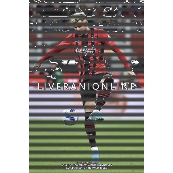 Theo Hernandez (Milan) Milan vs Genoa Campionato Serie A TIM - 33a giornata Milano 15-04-2022 Stadio Giuseppe Meazza - San Siro foto Roberto Garavaglia/ag. Aldo Liverani sas/AGENZIA ALDO LIVERANI SAS