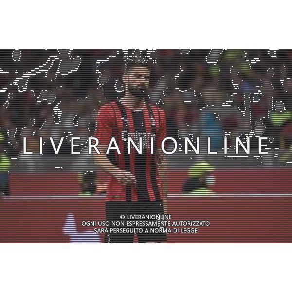 Olivier Giroud (Milan) Milan vs Genoa Campionato Serie A TIM - 33a giornata Milano 15-04-2022 Stadio Giuseppe Meazza - San Siro foto Roberto Garavaglia/ag. Aldo Liverani sas/AGENZIA ALDO LIVERANI SAS
