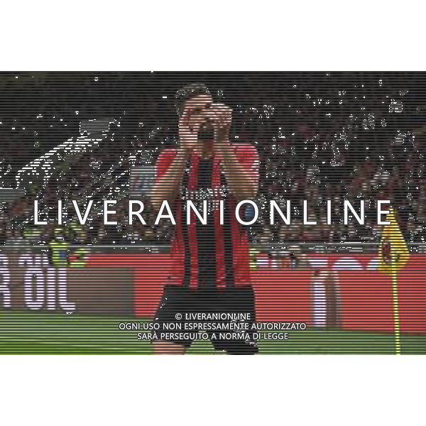 Olivier Giroud (Milan) Milan vs Genoa Campionato Serie A TIM - 33a giornata Milano 15-04-2022 Stadio Giuseppe Meazza - San Siro foto Roberto Garavaglia/ag. Aldo Liverani sas/AGENZIA ALDO LIVERANI SAS
