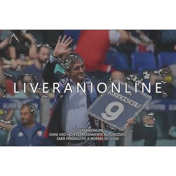 16-4-2022. Cagliari Calcio-Sassuolo Calcio 33° giornata Serie A 2021/2022. Italia, Sardegna, Cagliari, stadio Unipol Domus. Salvatore Moi/Aldo Liverani s.a.s.. Nella foto: Ex calciarore del Cagliari, Enzo Francescoli uruguaiano. ©MOI/AGENZIA ALDO LIVERANI SAS