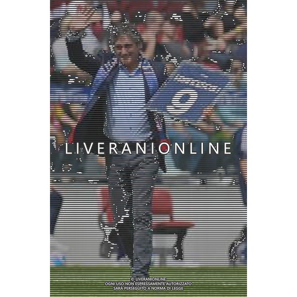 16-4-2022. Cagliari Calcio-Sassuolo Calcio 33° giornata Serie A 2021/2022. Italia, Sardegna, Cagliari, stadio Unipol Domus. Salvatore Moi/Aldo Liverani s.a.s.. Nella foto: Ex calciarore del Cagliari, Enzo Francescoli uruguaiano. ©MOI/AGENZIA ALDO LIVERANI SAS