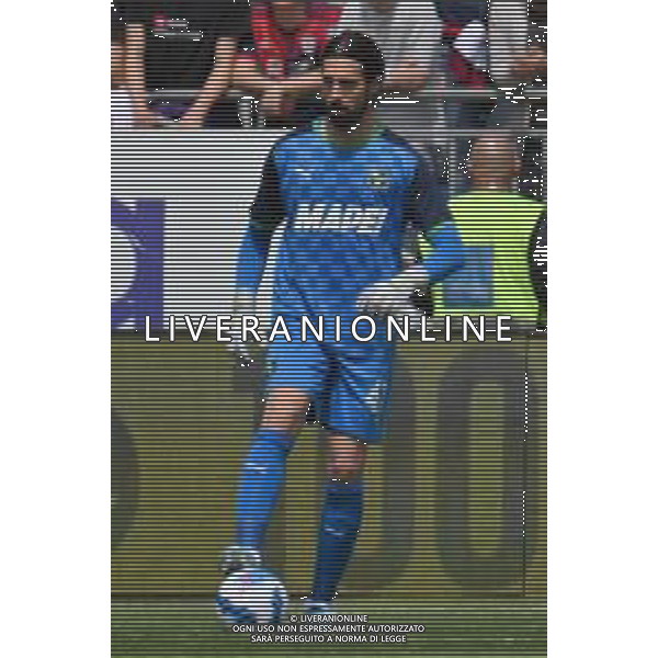 16-4-2022. Cagliari Calcio-Sassuolo Calcio 33° giornata Serie A 2021/2022. Italia, Sardegna, Cagliari, stadio Unipol Domus. Salvatore Moi/Aldo Liverani s.a.s.. Nella foto: Andrea Consigli Sassuolo ©MOI/AGENZIA ALDO LIVERANI SAS