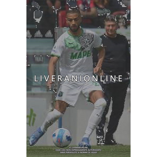 16-4-2022. Cagliari Calcio-Sassuolo Calcio 33° giornata Serie A 2021/2022. Italia, Sardegna, Cagliari, stadio Unipol Domus. Salvatore Moi/Aldo Liverani s.a.s.. Nella foto: Jeremy Toljan Sassuolo ©MOI/AGENZIA ALDO LIVERANI SAS