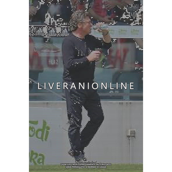 16-4-2022. Cagliari Calcio-Sassuolo Calcio 33° giornata Serie A 2021/2022. Italia, Sardegna, Cagliari, stadio Unipol Domus. Salvatore Moi/Aldo Liverani s.a.s.. Nella foto: Walter Mazzarri allenatore Cagliari ©MOI/AGENZIA ALDO LIVERANI SAS