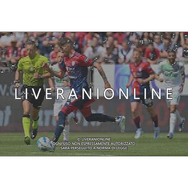 16-4-2022. Cagliari Calcio-Sassuolo Calcio 33° giornata Serie A 2021/2022. Italia, Sardegna, Cagliari, stadio Unipol Domus. Salvatore Moi/Aldo Liverani s.a.s.. Nella foto: Alessandro Deiola Cagliari ©MOI/AGENZIA ALDO LIVERANI SAS