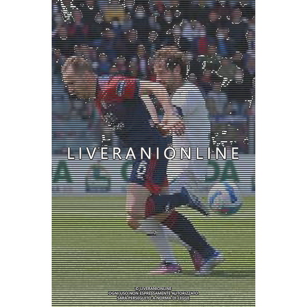 16-4-2022. Cagliari Calcio-Sassuolo Calcio 33° giornata Serie A 2021/2022. Italia, Sardegna, Cagliari, stadio Unipol Domus. Salvatore Moi/Aldo Liverani s.a.s.. Nella foto: Marco Rog Cagliari ©MOI/AGENZIA ALDO LIVERANI SAS