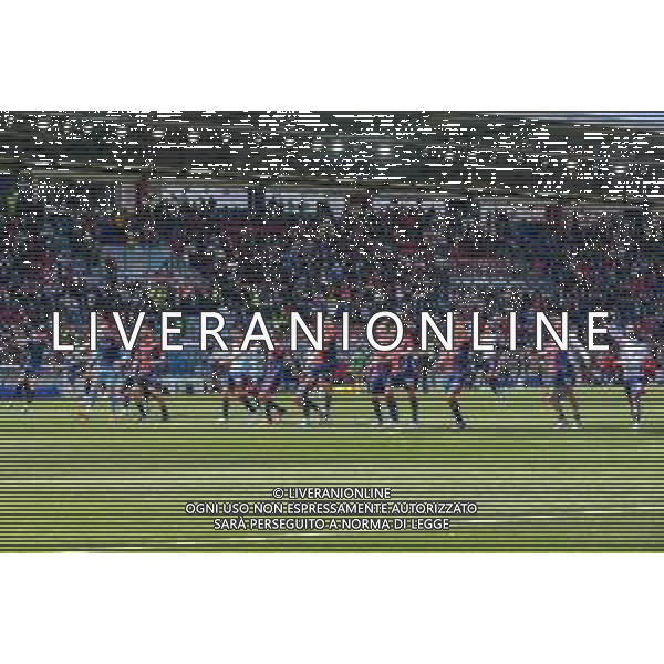 16-4-2022. Cagliari Calcio-Sassuolo Calcio 33° giornata Serie A 2021/2022. Italia, Sardegna, Cagliari, stadio Unipol Domus. Salvatore Moi/Aldo Liverani s.a.s.. Nella foto: Cagliari batte Sassuolo in casa. esultanza a fine gara ©MOI/AGENZIA ALDO LIVERANI SAS