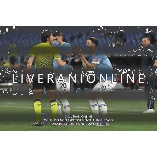 Lazio vs Torino Campionato Serie A TIM - 33 giornata Stadio Olimpico - Roma 16-04-2022 nella foto Luis Alberto protesta con Arbitro Prontera ©Federico Gaetano/AGENZIA ALDO LIVERANI SAS