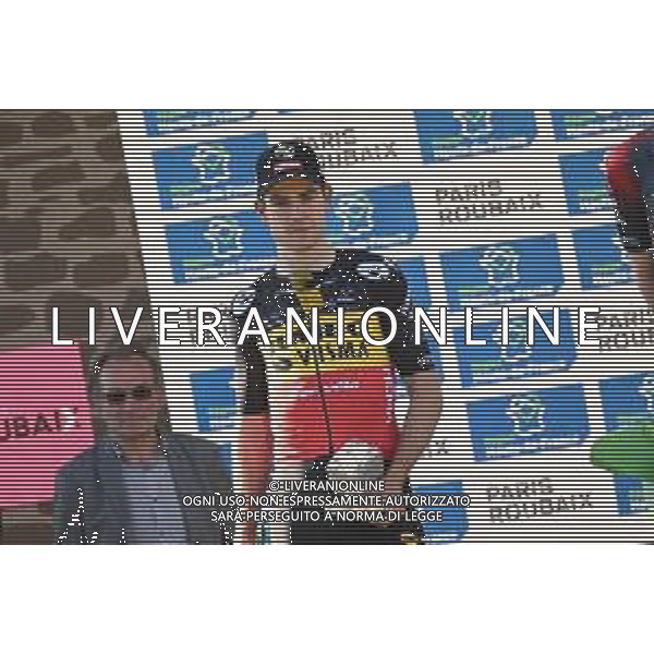 17-04-2022 Paris - Roubaix; 2022, Jumbo - Visma; Van Aert, Wout; Roubaix; ©SIROTTI/AGENZIA ALDO LIVERANI SAS