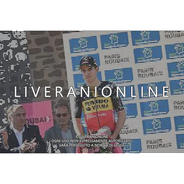 17-04-2022 Paris - Roubaix; 2022, Jumbo - Visma; Van Aert, Wout; Roubaix; ©SIROTTI/AGENZIA ALDO LIVERANI SAS