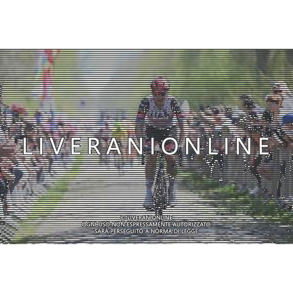 17-04-2022 Paris - Roubaix; 2022, Uae Emirates; Trentin, Matteo; Arenberg; ©SIROTTI/AGENZIA ALDO LIVERANI SAS