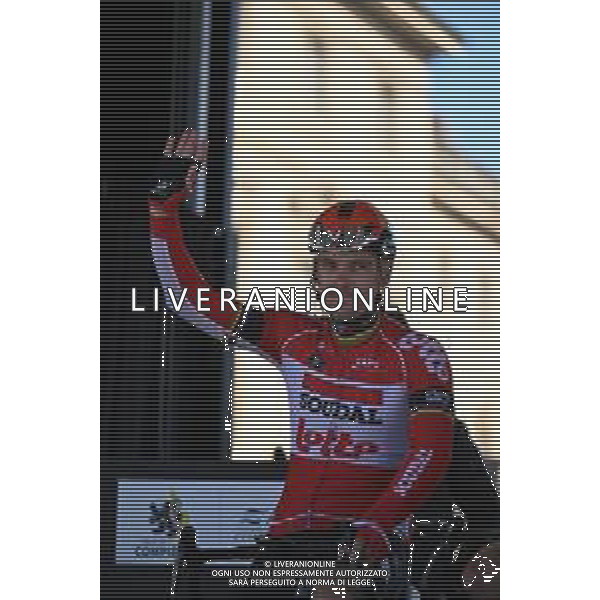 17-04-2022 Paris - Roubaix; 2022, Lotto - Soudal; Gilbert, Philippe; Compiegne; ©SIROTTI/AGENZIA ALDO LIVERANI SAS