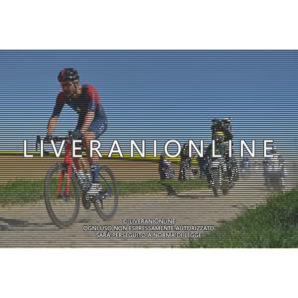 17-04-2022 Paris - Roubaix; 2022, Ineos - Grenadiers; Ganna, Filippo; Querenaing A Maing; ©SIROTTI/AGENZIA ALDO LIVERANI SAS