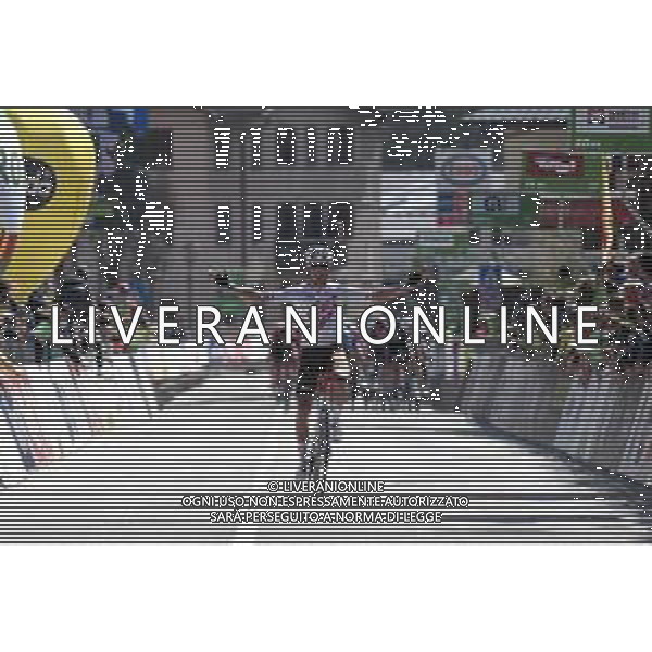 18-04-2022 Tour Of The Alps; Tappa 01 Cles - Fiera Di Primiero; 2022, Ag2r - Citroen; Bouchard, Geoffrey; Fiera Di Primiero; ©SIROTTI/AGENZIA ALDO LIVERANI SAS